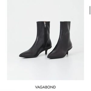 Vagabond Lydia Black Heeled Boots